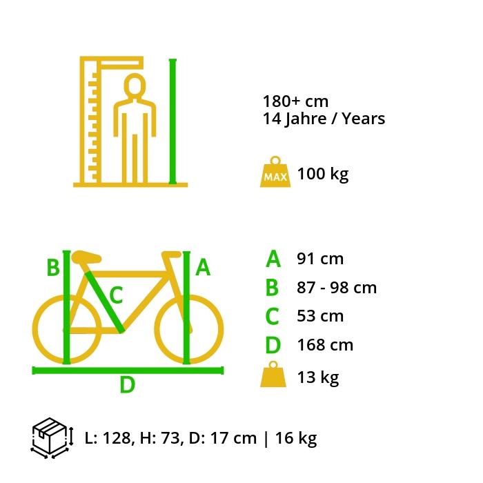 Bikestar Singlespeed 28 inch retro wielrenfiets, groen TK - Afbeelding 10