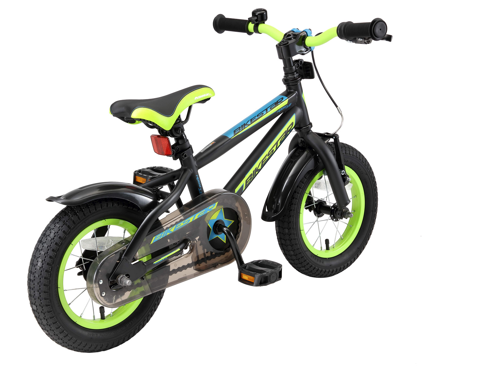 Bikestar kinderfiets Urban Jungle 12 inch zwart/groen - Afbeelding 3
