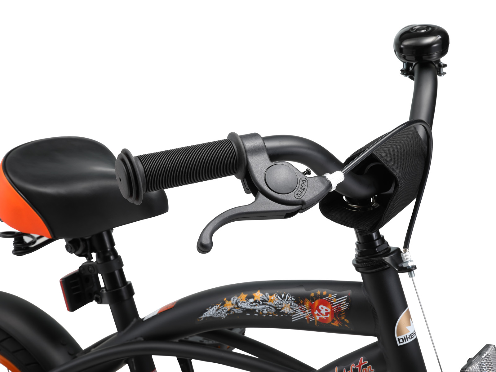 Bikestar kinderfiets Cruiser 12 inch zwart - Afbeelding 5