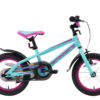 Bikestar kinderfiets Urban Jungle 14 inch turquoise