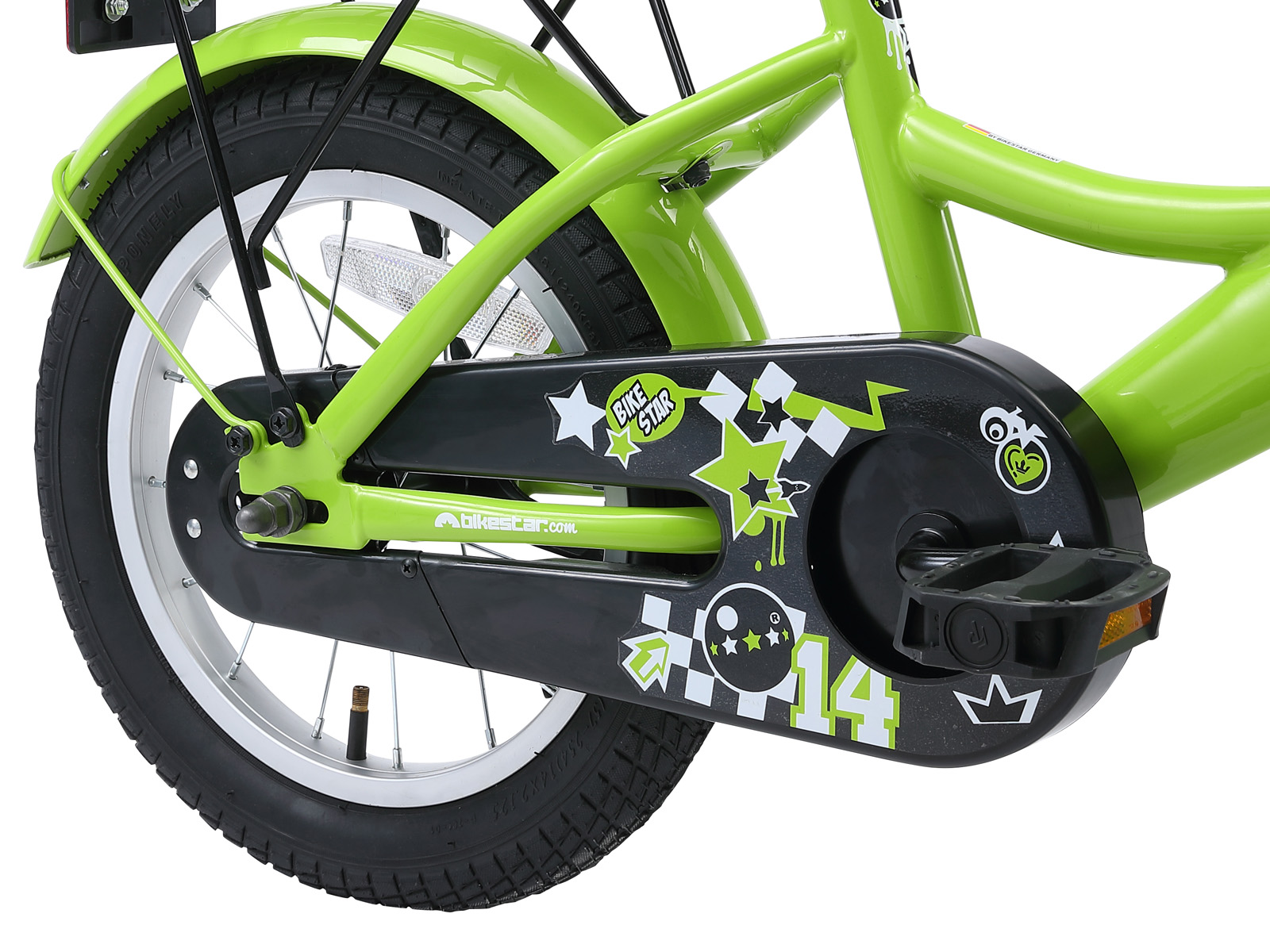 Bikestar kinderfiets Classic 14 inch groen - Afbeelding 4