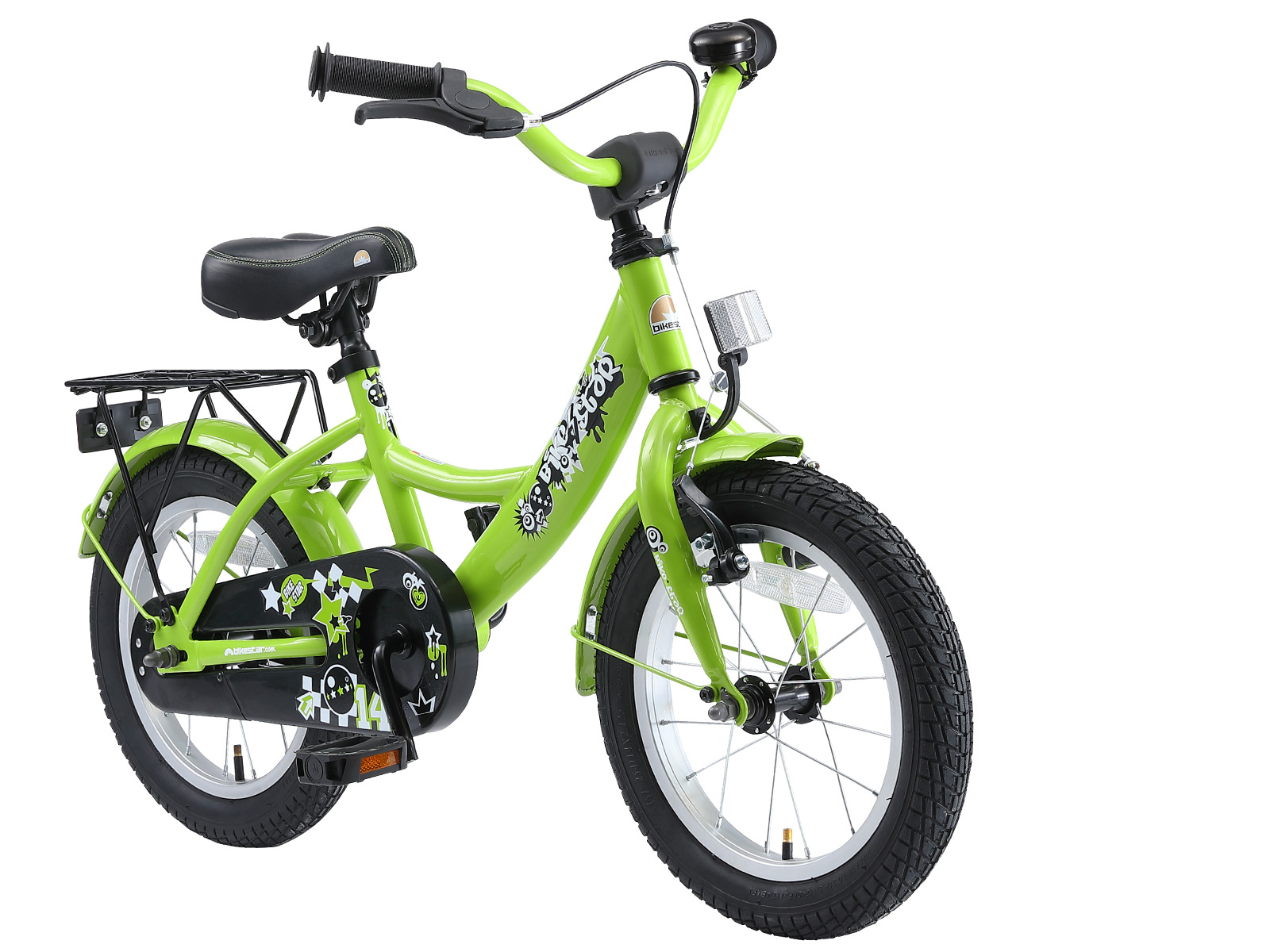 Bikestar kinderfiets Classic 14 inch groen - Afbeelding 2