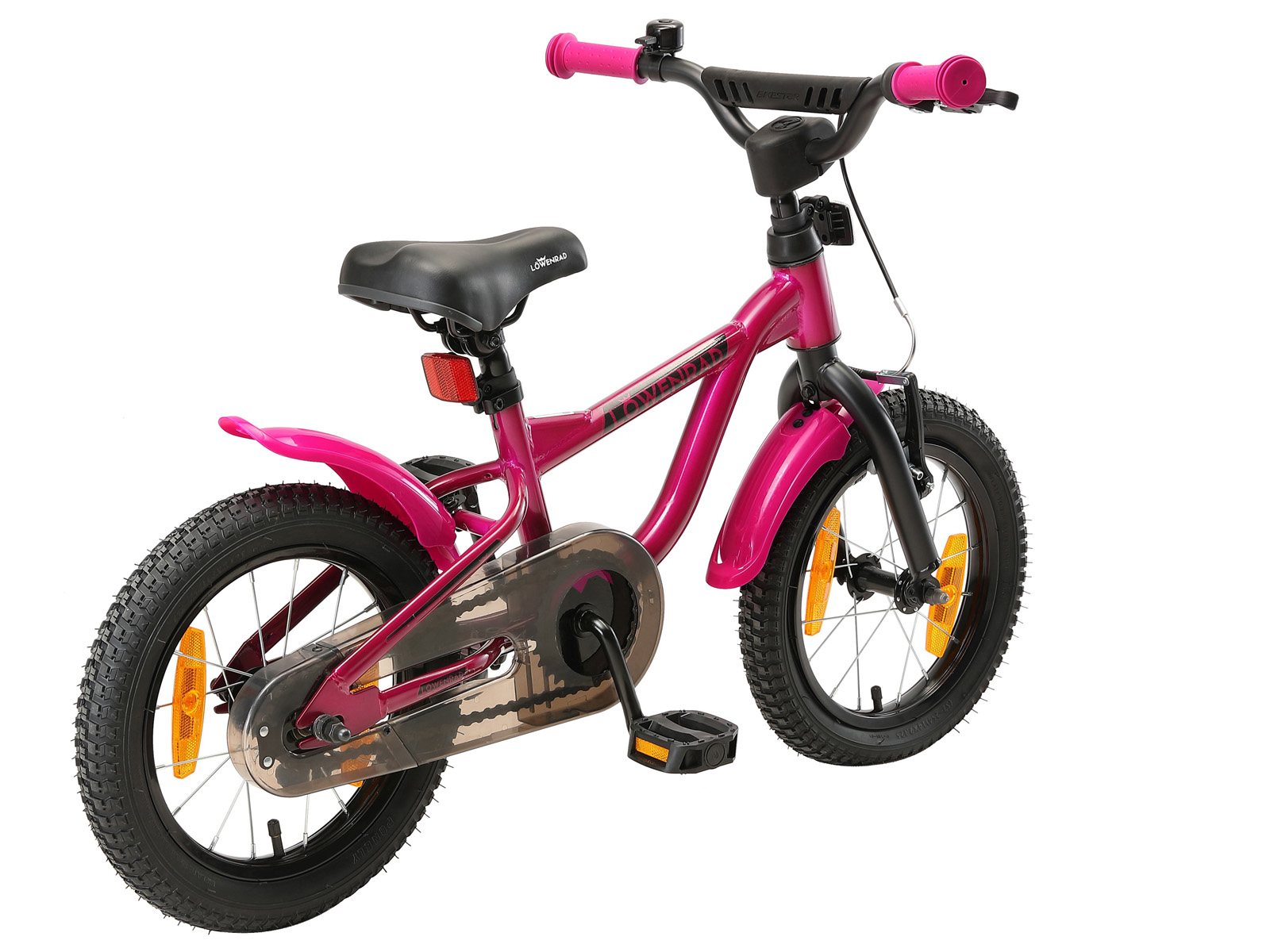 Löwenrad kinderfiets 14 inch wielen purper - Afbeelding 3