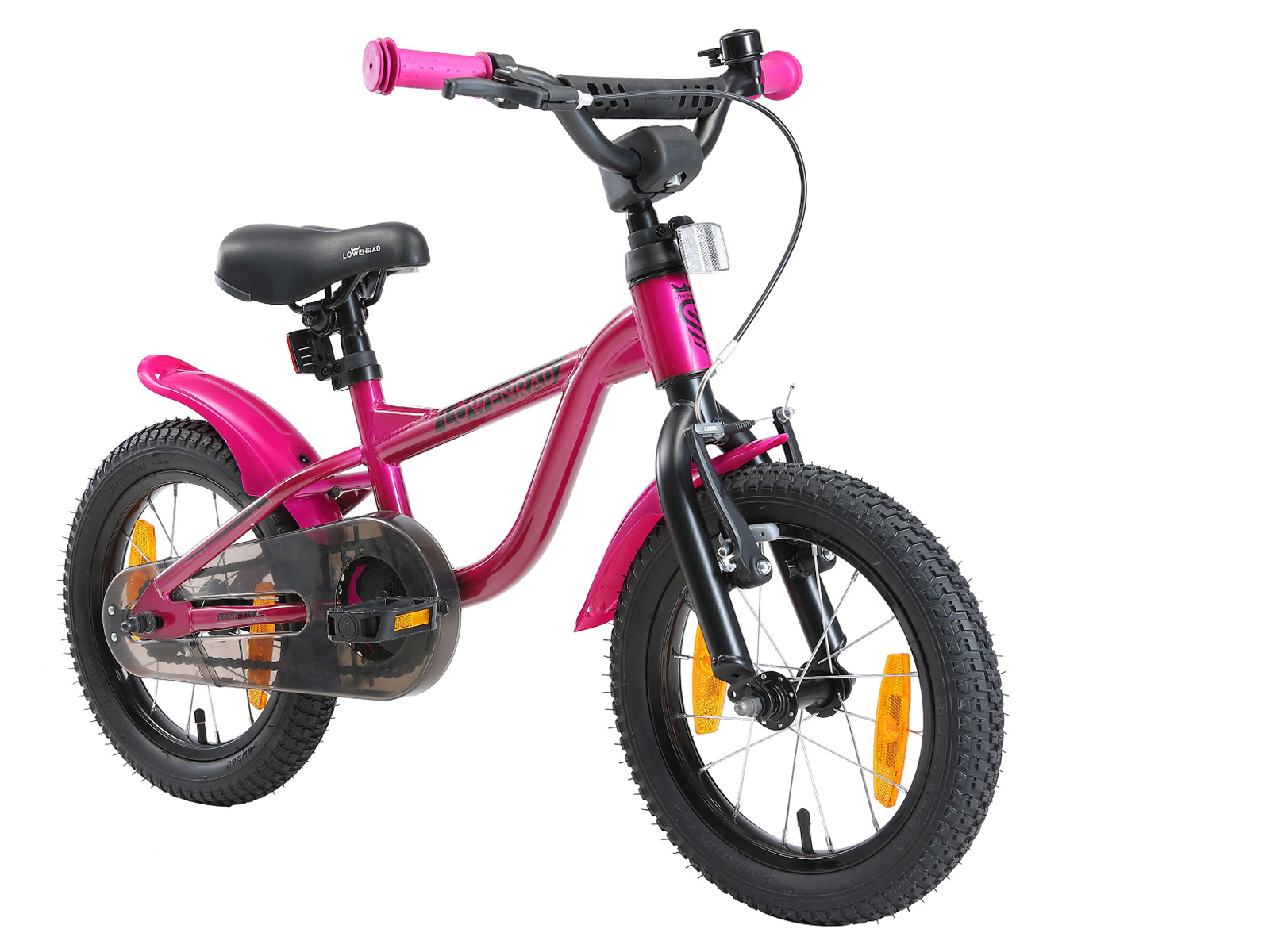 Löwenrad kinderfiets 14 inch wielen purper - Afbeelding 2