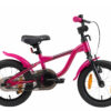 Lowenrad 14 inch kinderfiets purper