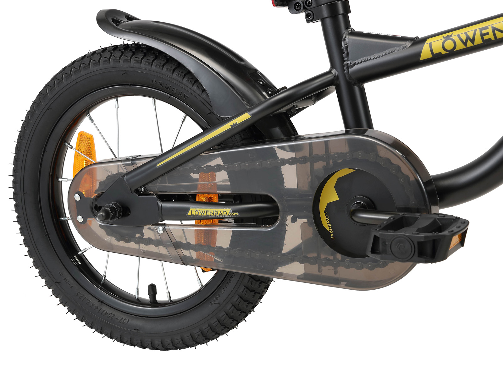 Löwenrad kinderfiets 14 inch wielen zwart - Afbeelding 4