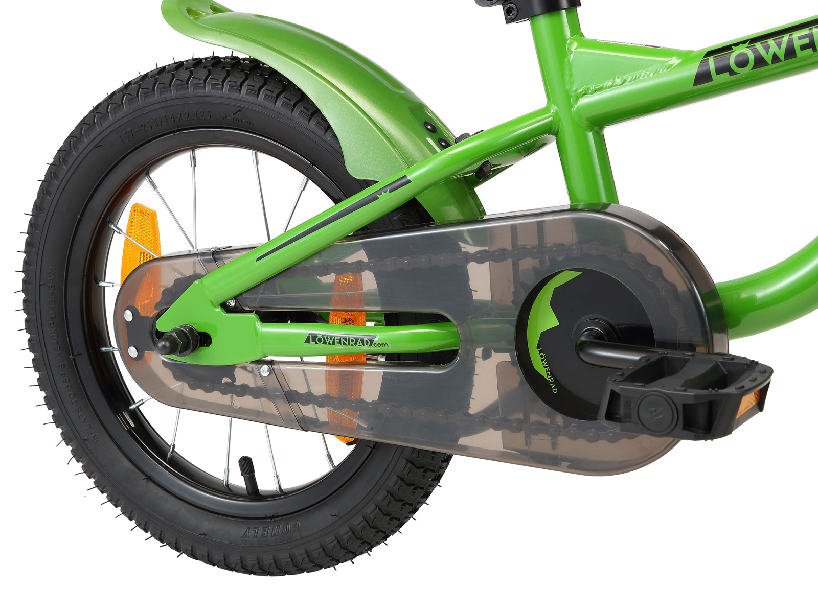 Löwenrad kinderfiets 14 inch wielen groen - Afbeelding 4