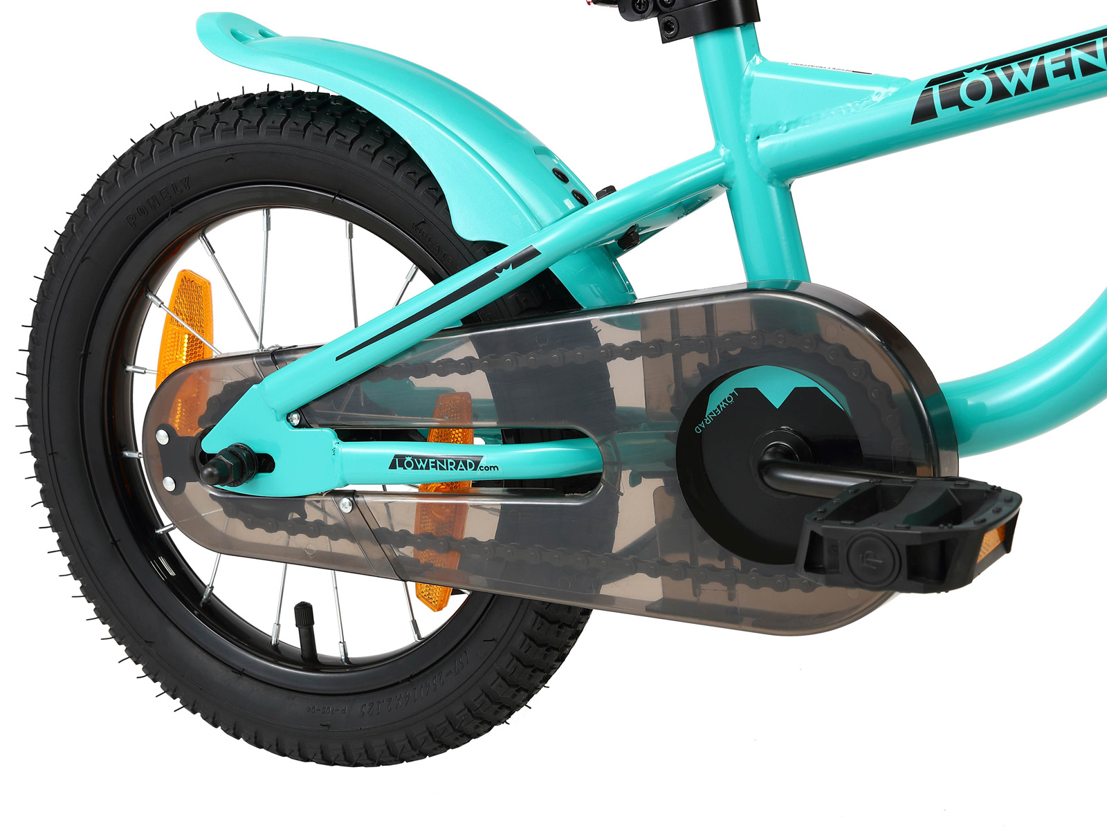 Löwenrad kinderfiets 14 inch wielen mintgroen - Afbeelding 4