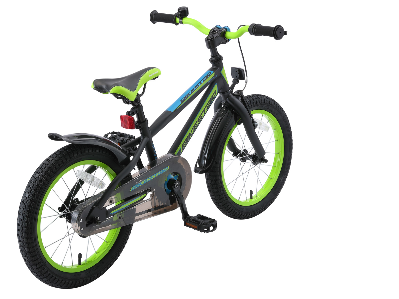 Bikestar kinderfiets Urban Jungle 16 inch, zwart/groen - Afbeelding 3