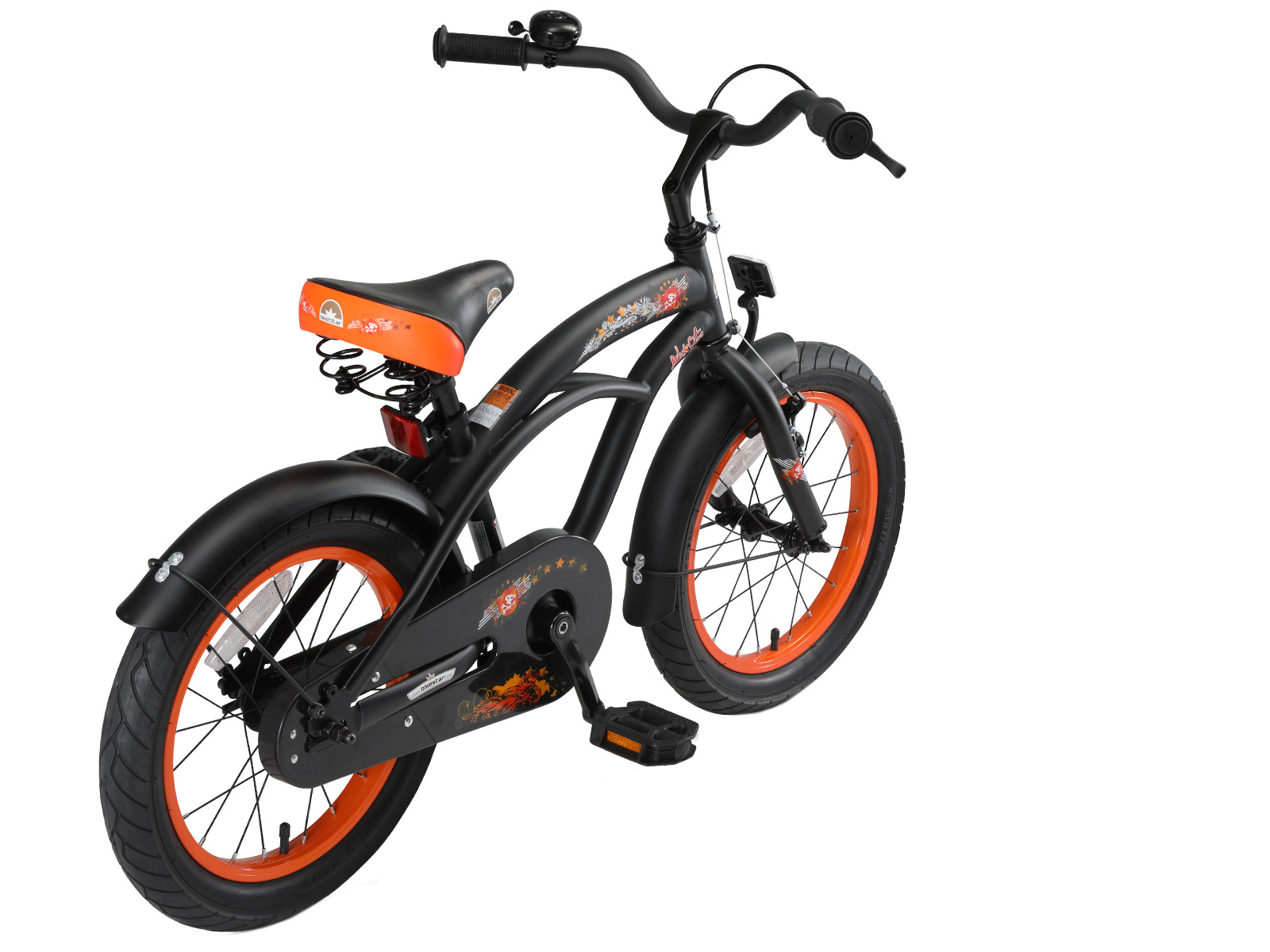 Bikestar kinderfiets Cruiser 16 inch zwart - Afbeelding 3