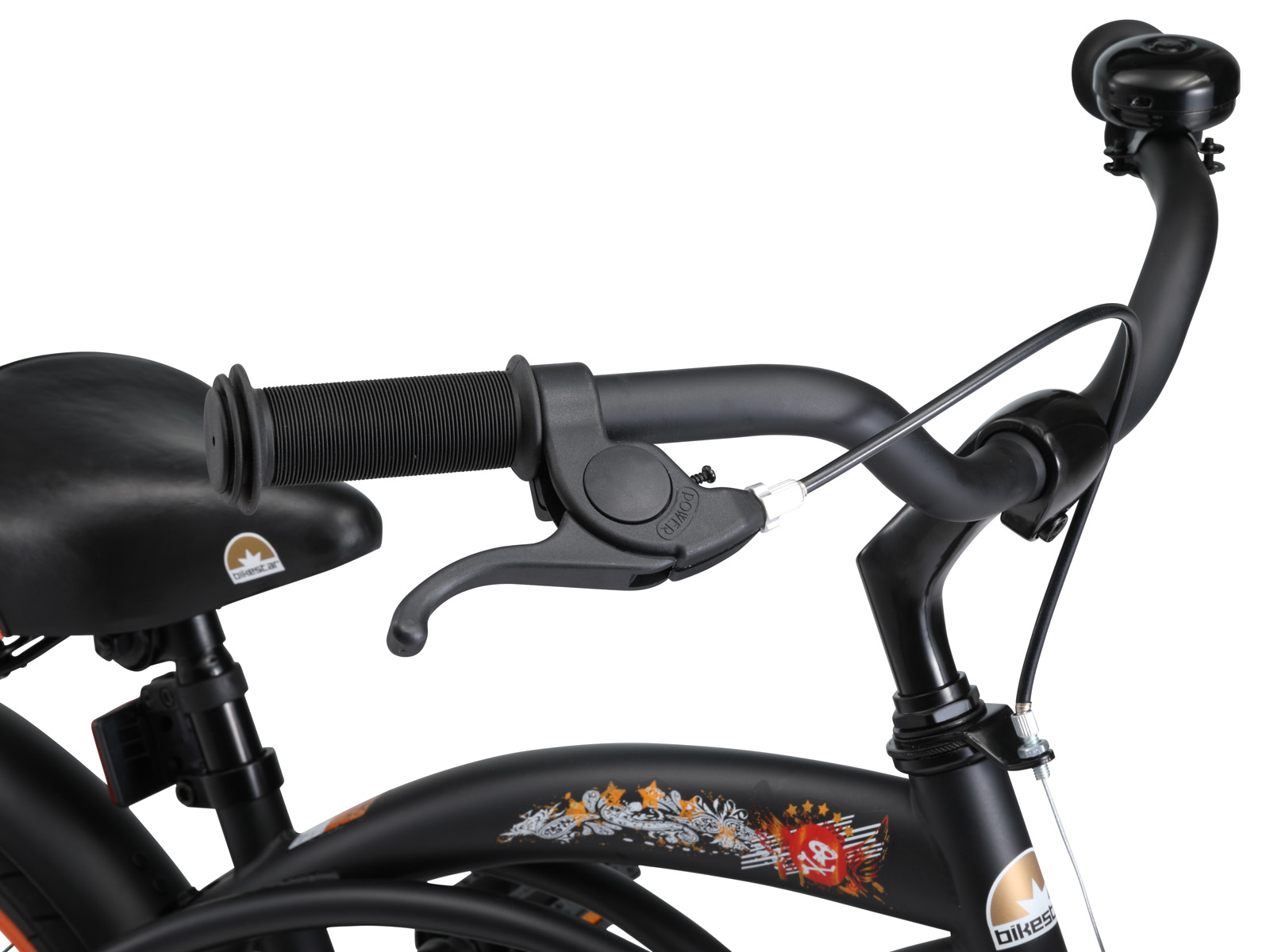 Bikestar kinderfiets Cruiser 16 inch zwart - Afbeelding 5