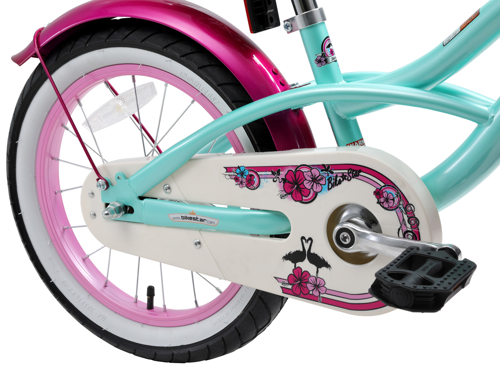 Bikestar kinderfiets Cruiser 16 inch mintgroen - Afbeelding 4