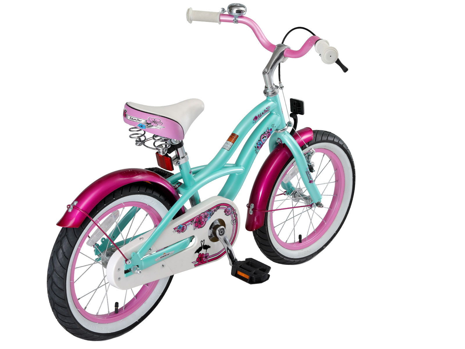 Bikestar kinderfiets Cruiser 16 inch mintgroen - Afbeelding 3