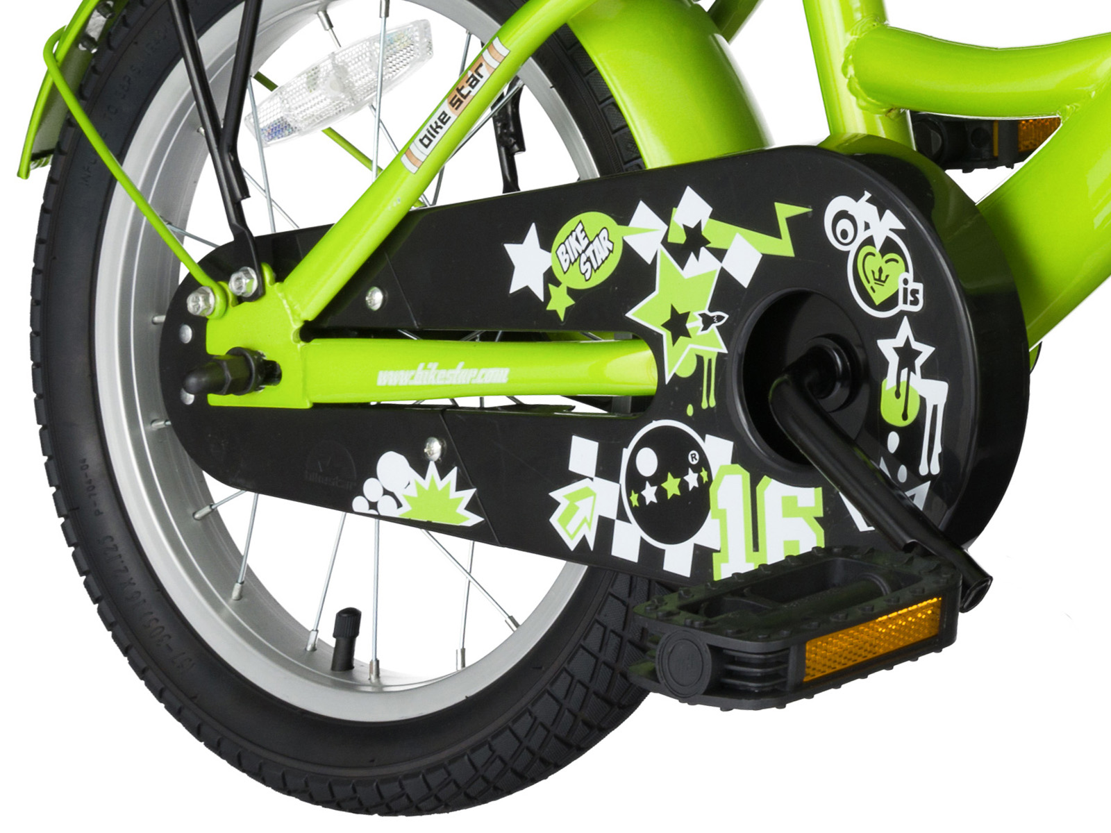 Bikestar kinderfiets Classic 16 inch groen - Afbeelding 4