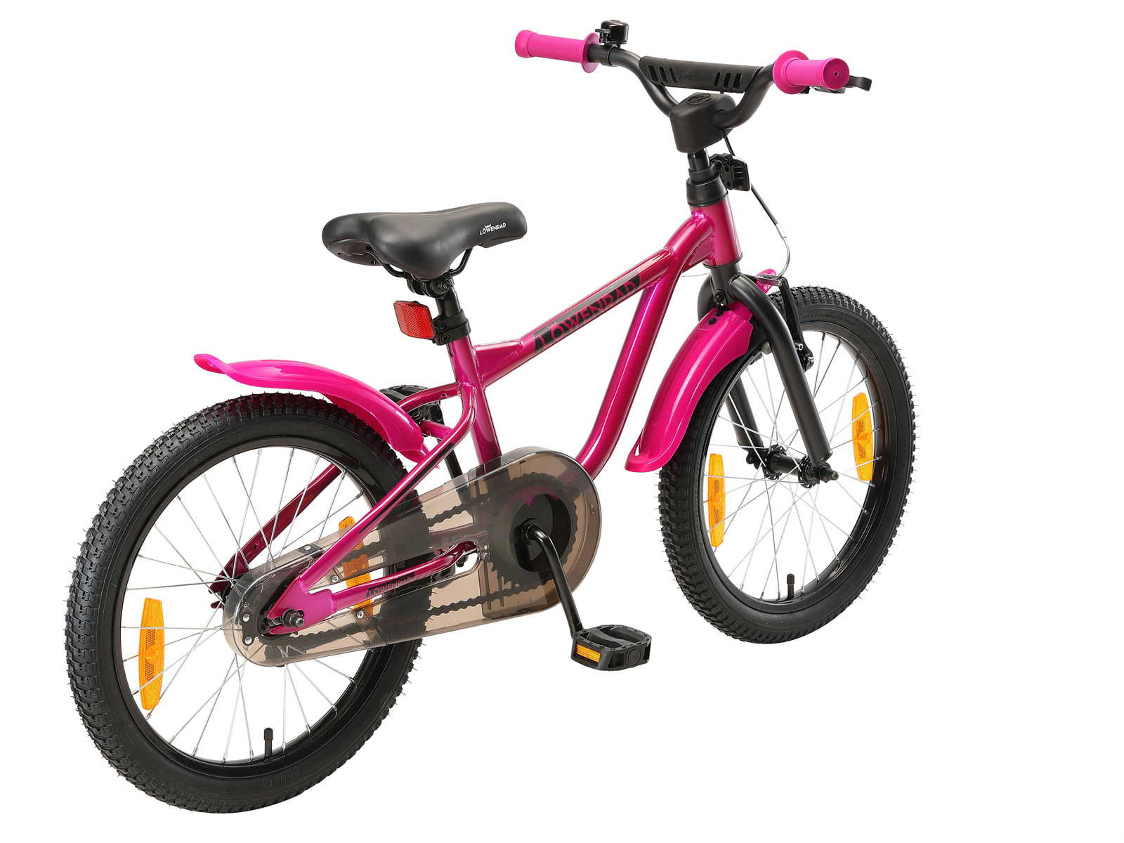 Löwenrad kinderfiets 18 inch wielen paars - Afbeelding 3