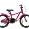 LOwenrad kinderfiets 18 inch paars