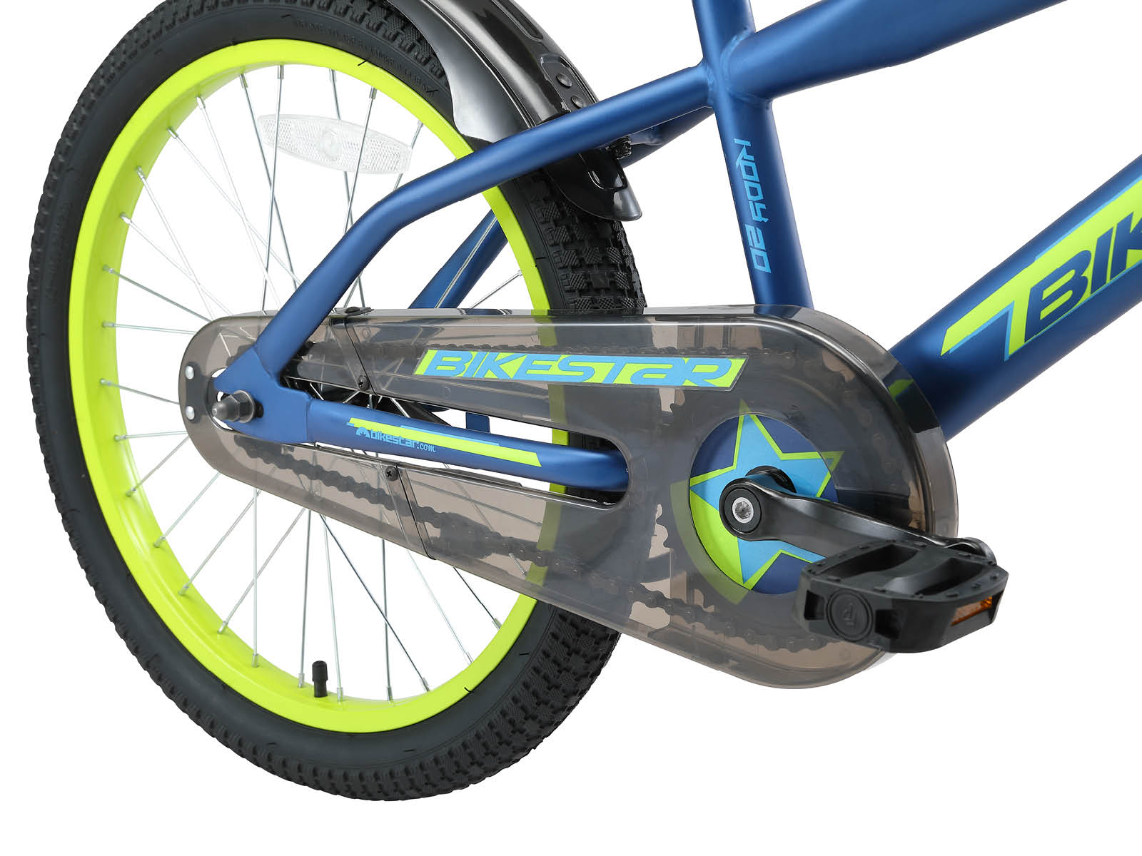 Bikestar kinderfiets Urban Jungle 20 inch blauw/groen - Afbeelding 5