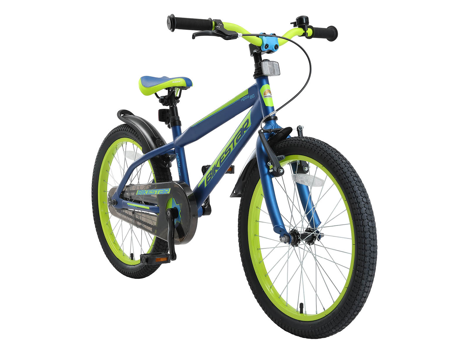 Bikestar kinderfiets Urban Jungle 20 inch blauw/groen - Afbeelding 2