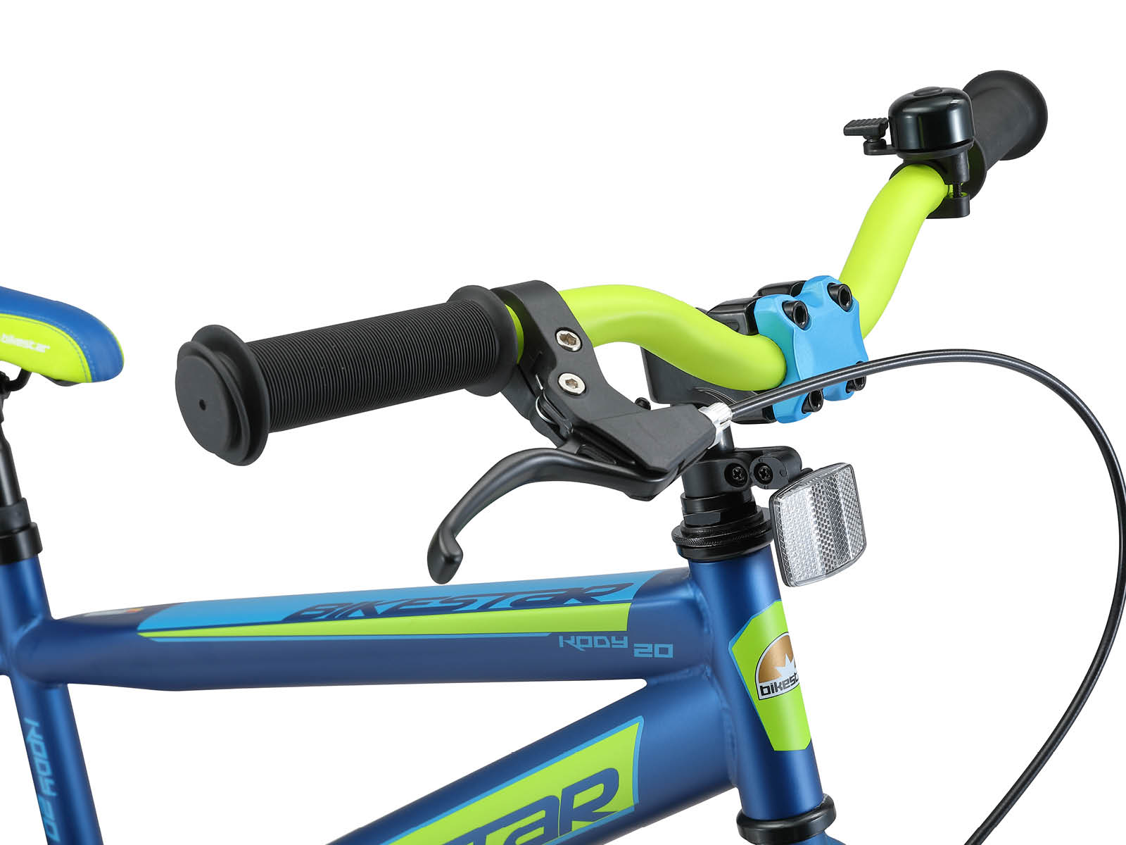 Bikestar kinderfiets Urban Jungle 20 inch blauw/groen - Afbeelding 4