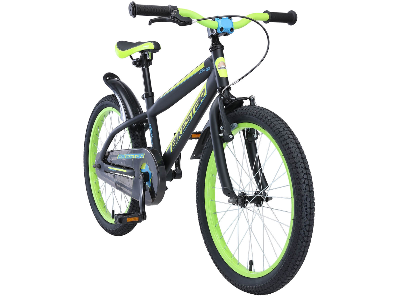 Bikestar kinderfiets Urban Jungle 20 inch zwart/groen - Afbeelding 2