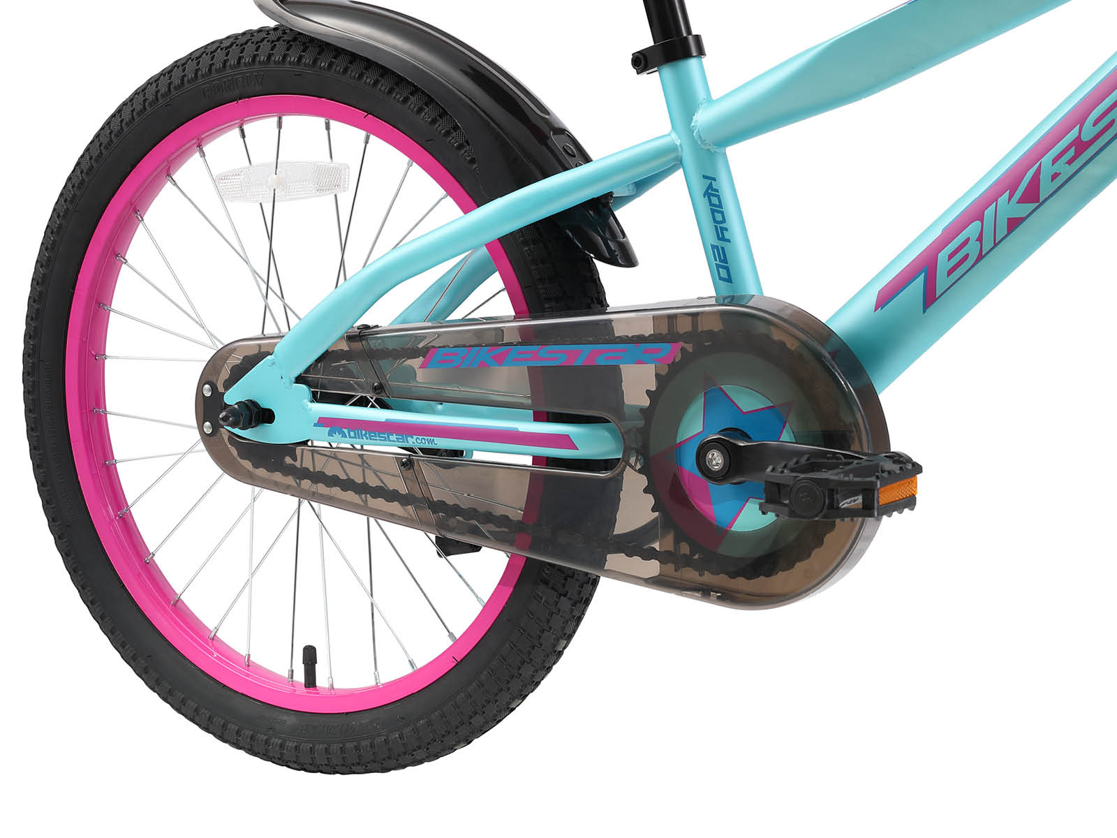 Bikestar kinderfiets Urban Jungle 20 inch paars/turquoise - Afbeelding 5