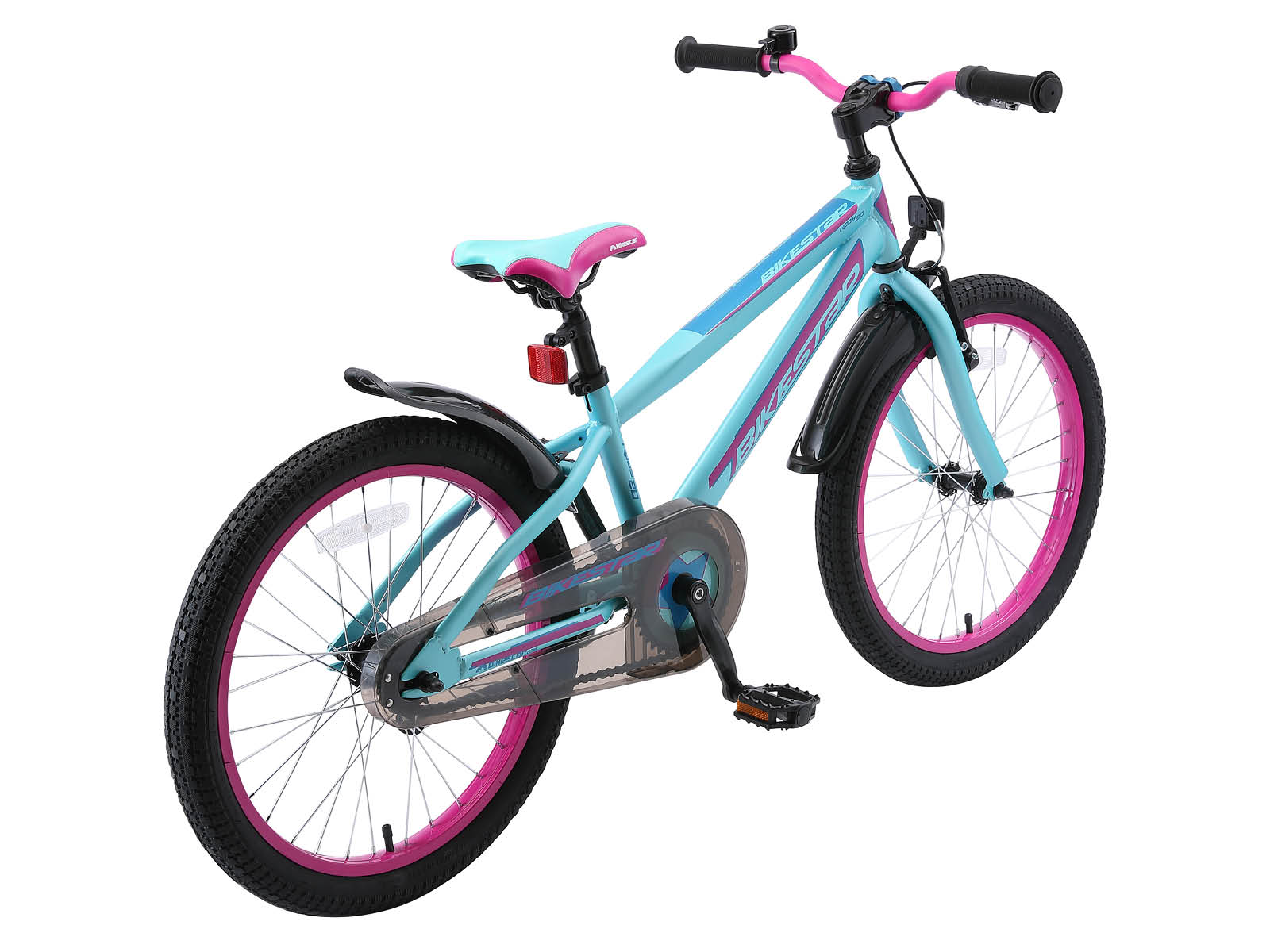 Bikestar kinderfiets Urban Jungle 20 inch paars/turquoise - Afbeelding 3