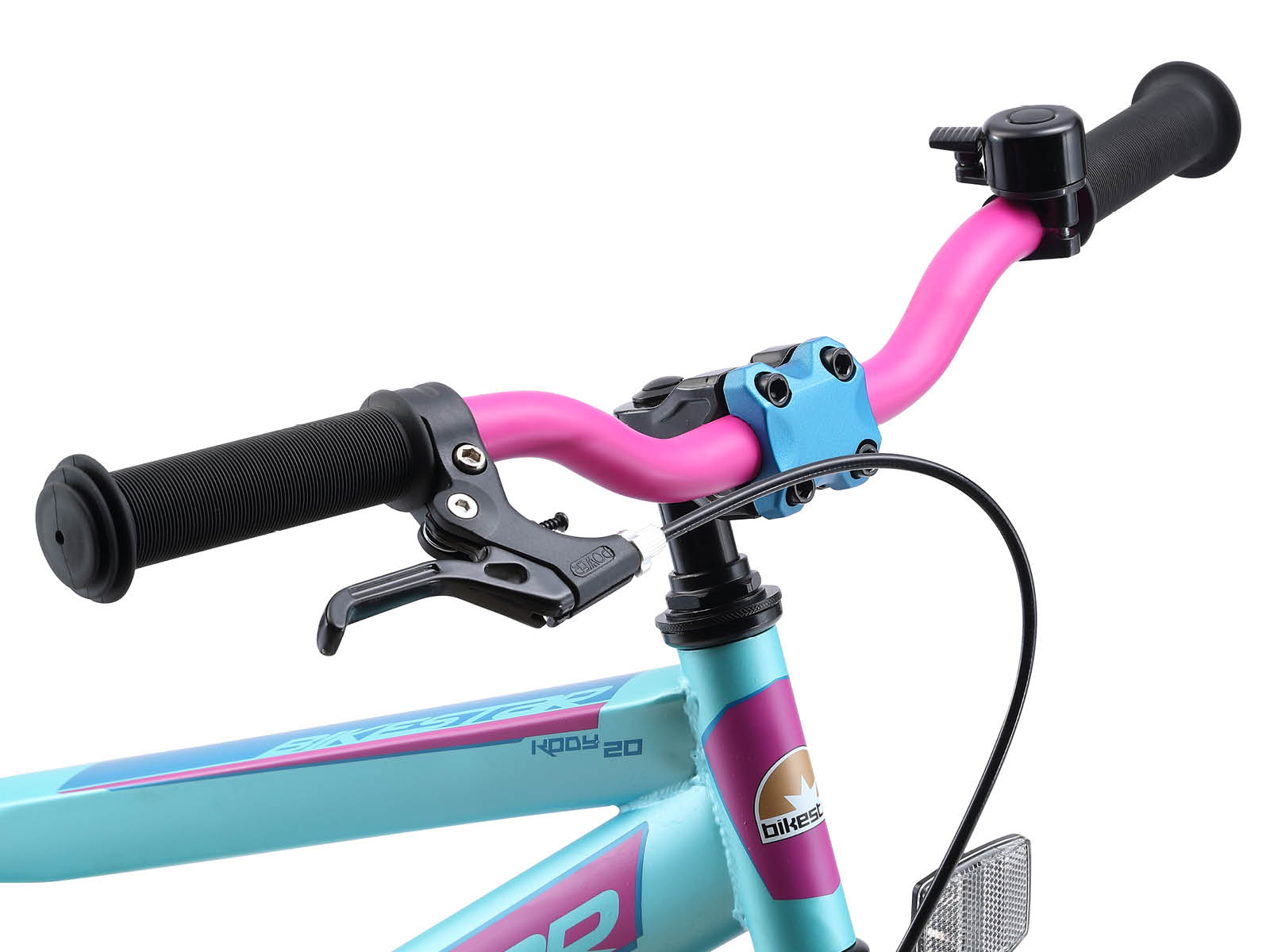 Bikestar kinderfiets Urban Jungle 20 inch paars/turquoise - Afbeelding 4