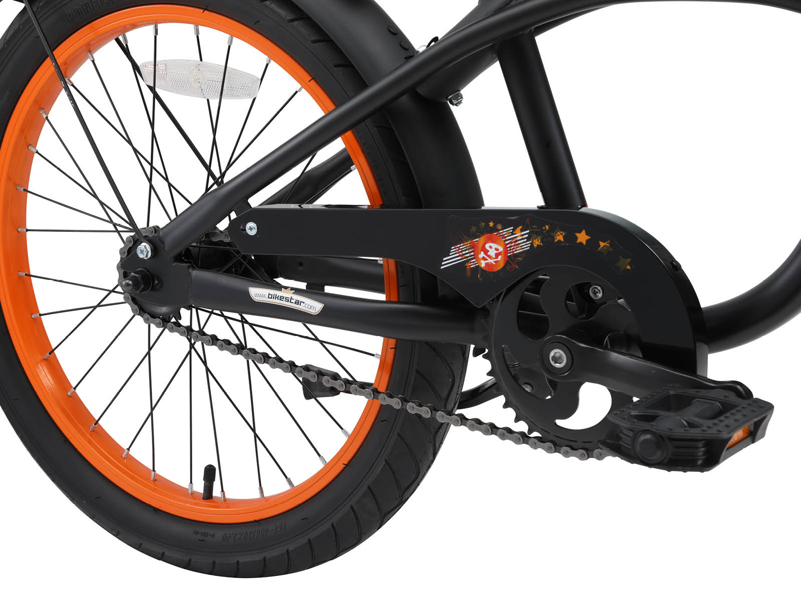 Bikestar kinderfiets Cruiser 20 inch zwart - Afbeelding 5