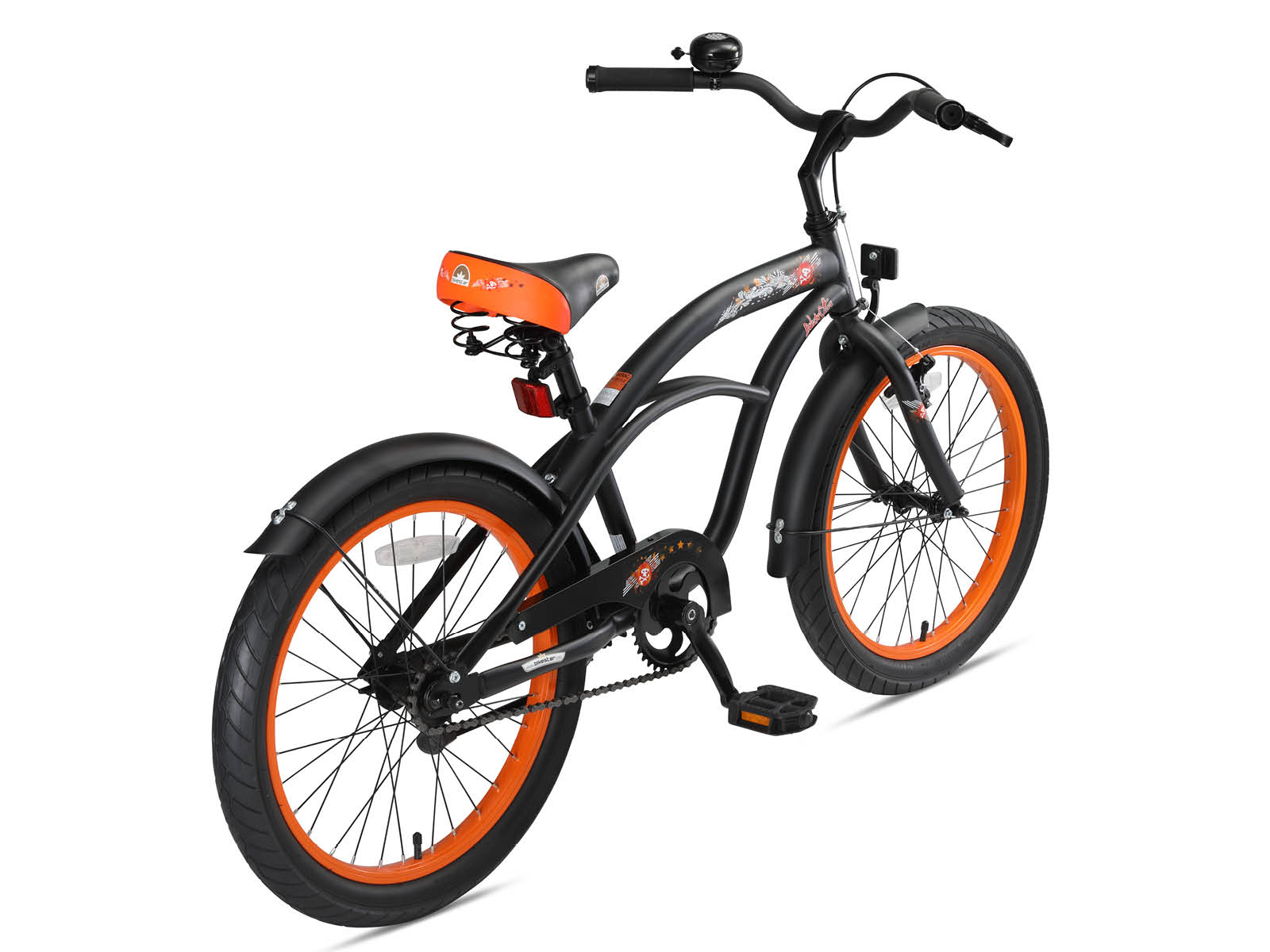 Bikestar kinderfiets Cruiser 20 inch zwart - Afbeelding 3