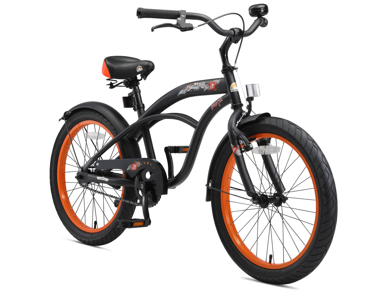 Bikestar kinderfiets Cruiser 20 inch zwart - Afbeelding 2