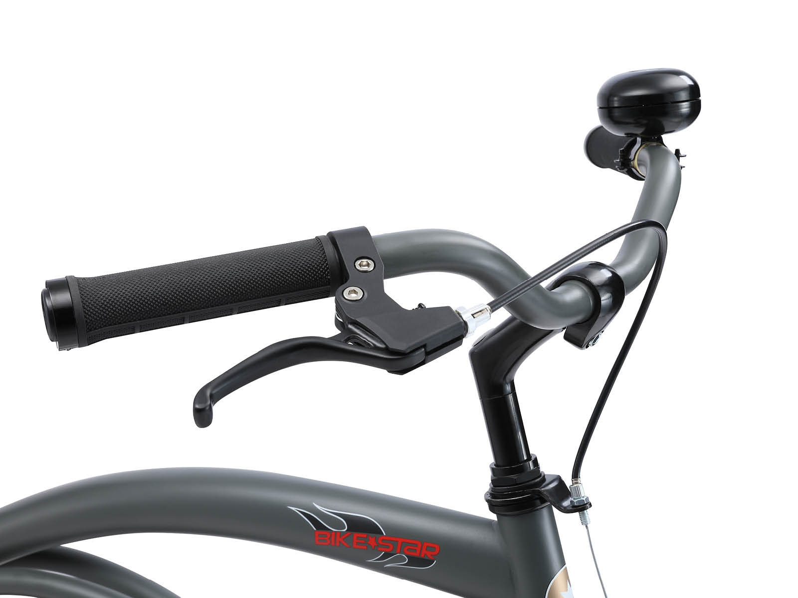 Bikestar kinderfiets Cruiser 20 inch grijs - Afbeelding 4