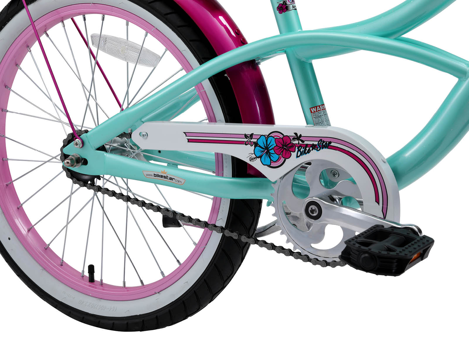 Bikestar kinderfiets Cruiser 20 inch mintgroen - Afbeelding 5