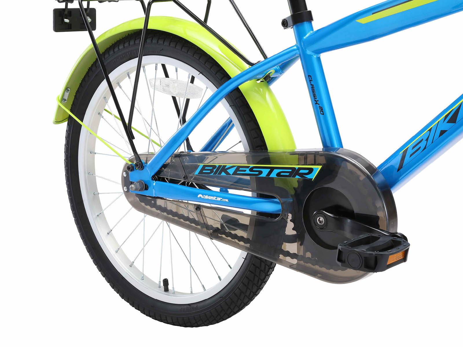 Bikestar kinderfiets Urban City 20 inch blauw/groen - Afbeelding 5