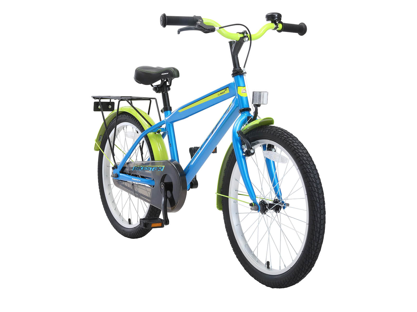 Bikestar kinderfiets Urban City 20 inch blauw/groen - Afbeelding 2