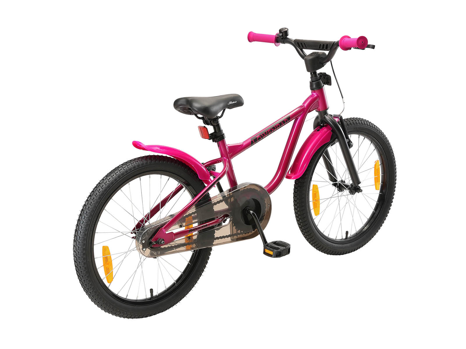Löwenrad kinderfiets 20 inch wielen donkerroze - Afbeelding 3