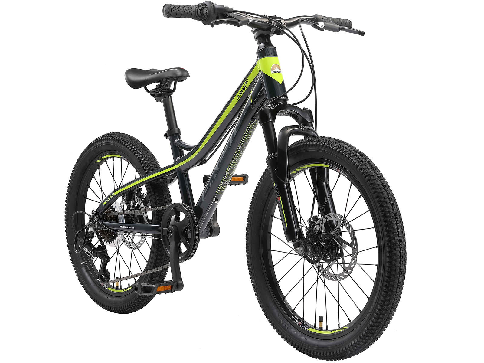 Bikestar kinderfiets MTB 7speed 20inch zwart/groen - Afbeelding 2