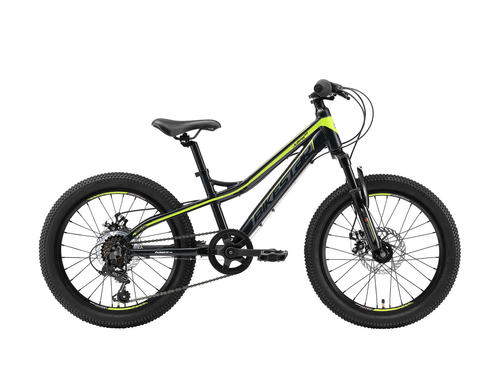 bikestar 20 inch MTB zwart/groen