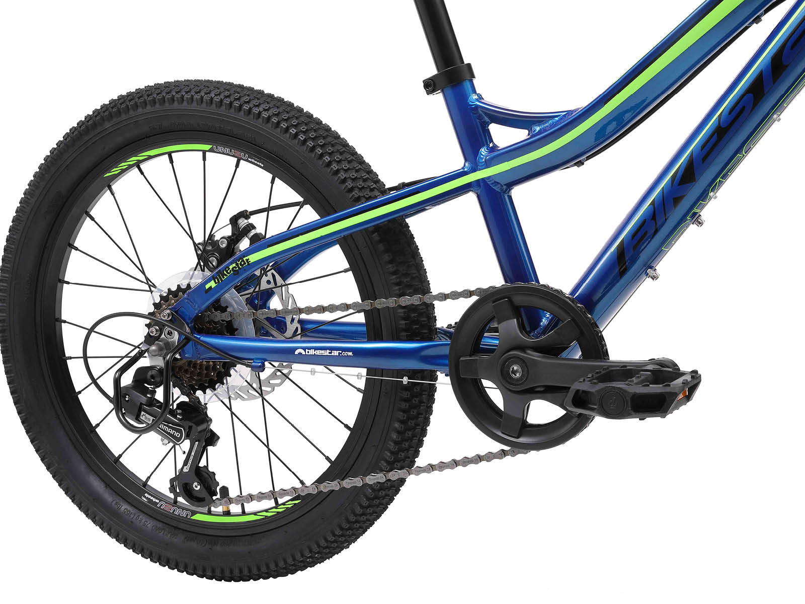 Bikestar kinderfiets MTB 7speed 20inch blauw/groen - Afbeelding 5