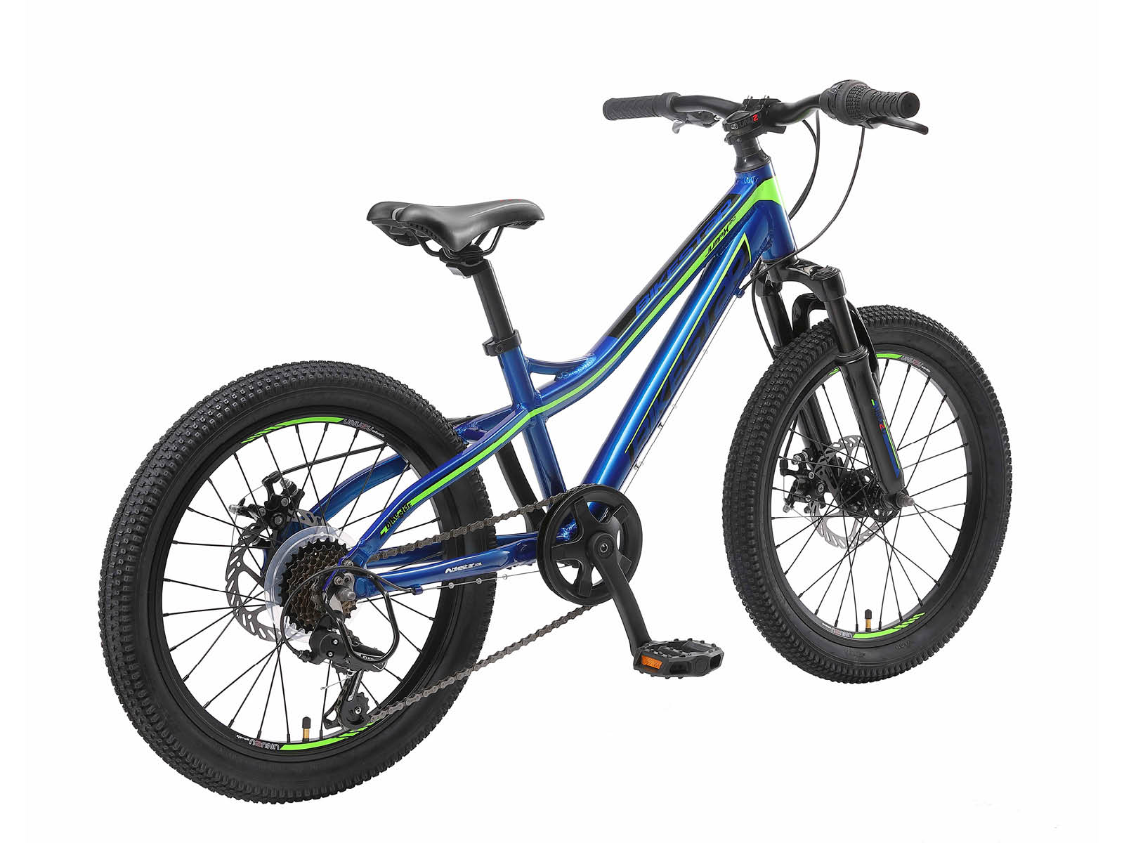 Bikestar kinderfiets MTB 7speed 20inch blauw/groen - Afbeelding 3