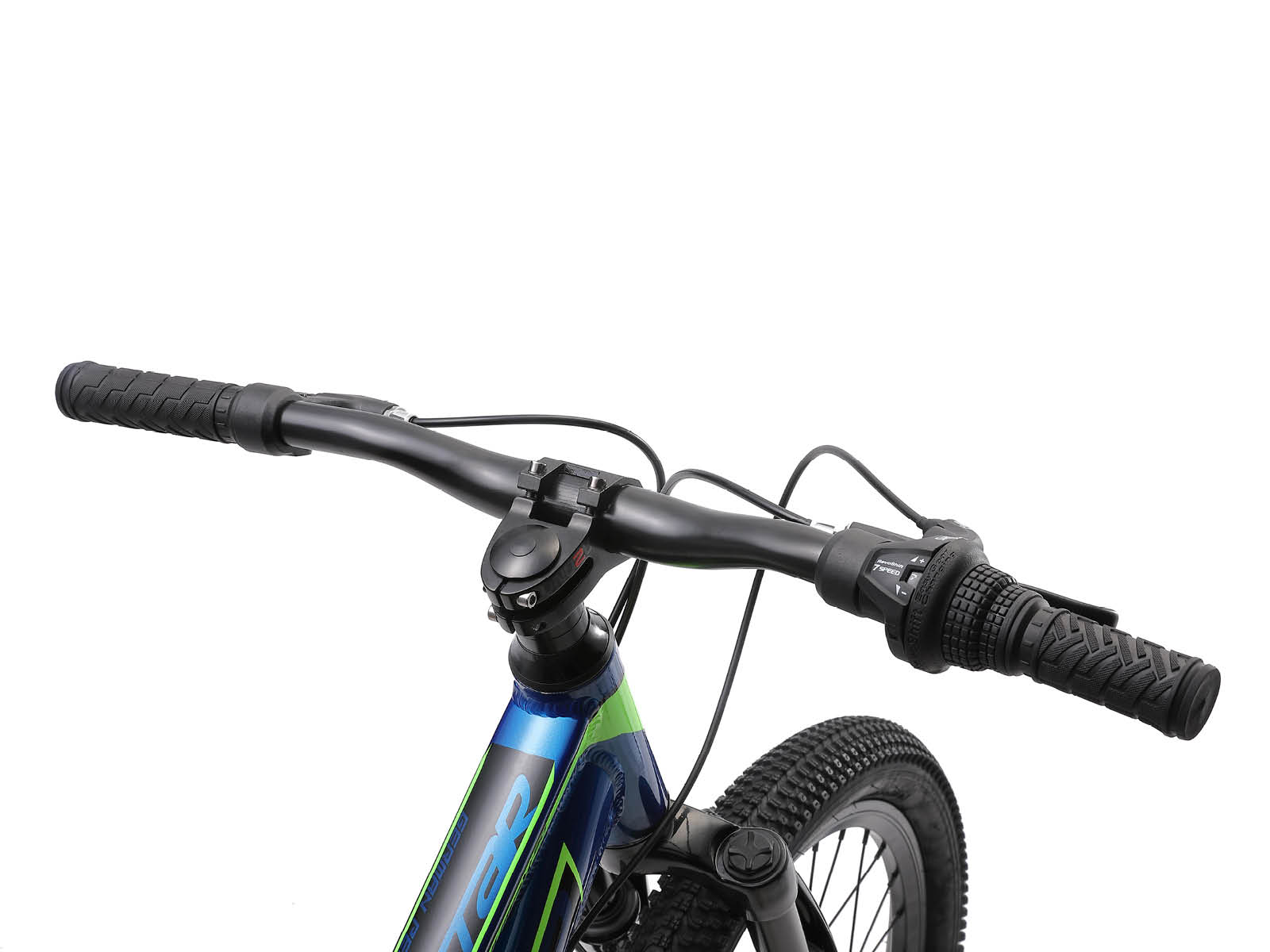 Bikestar kinderfiets MTB 7speed 20inch blauw/groen - Afbeelding 4