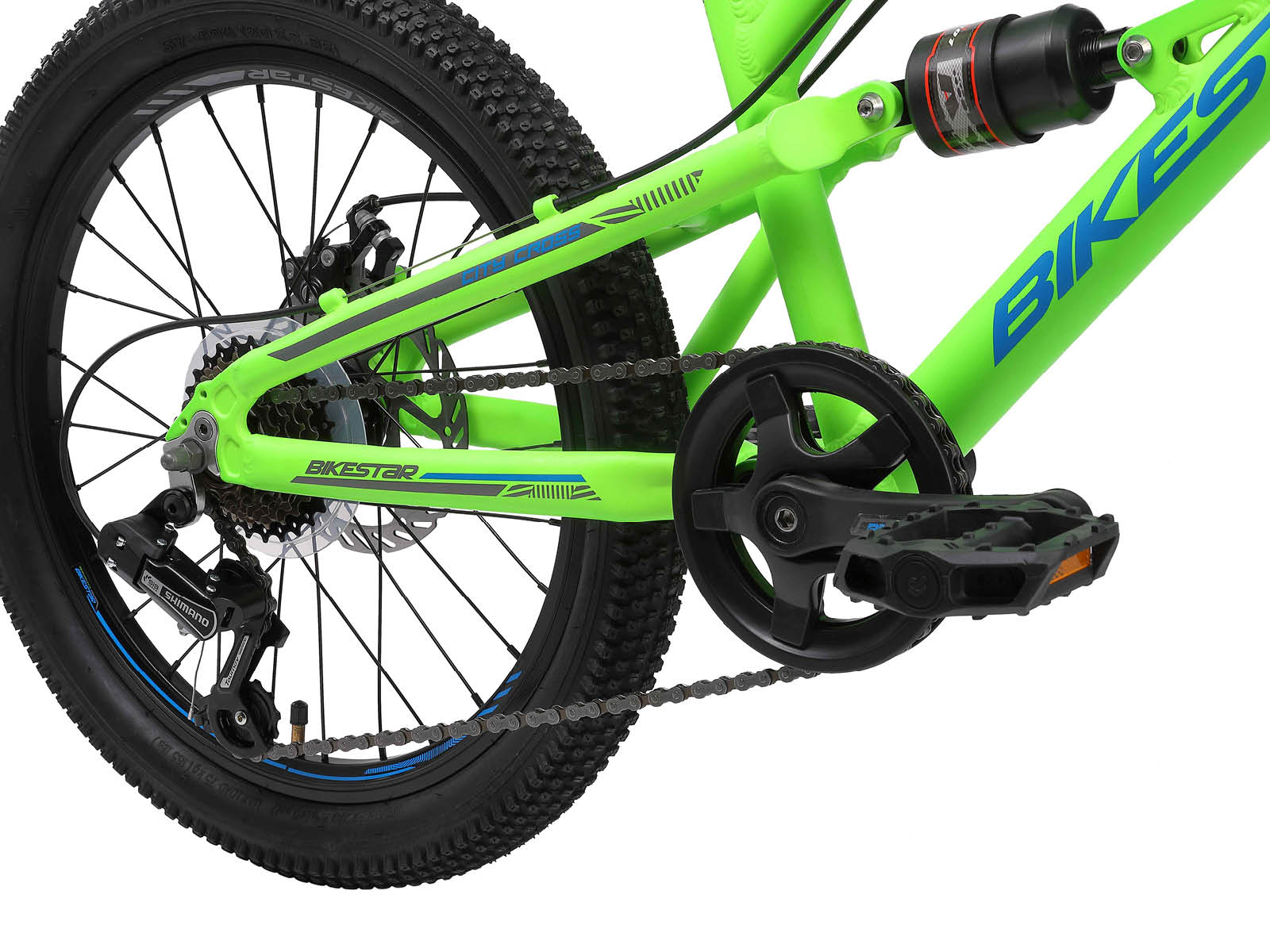 Bikestar kinderfiets MTB Fully 7speed 20inch groen - Afbeelding 5