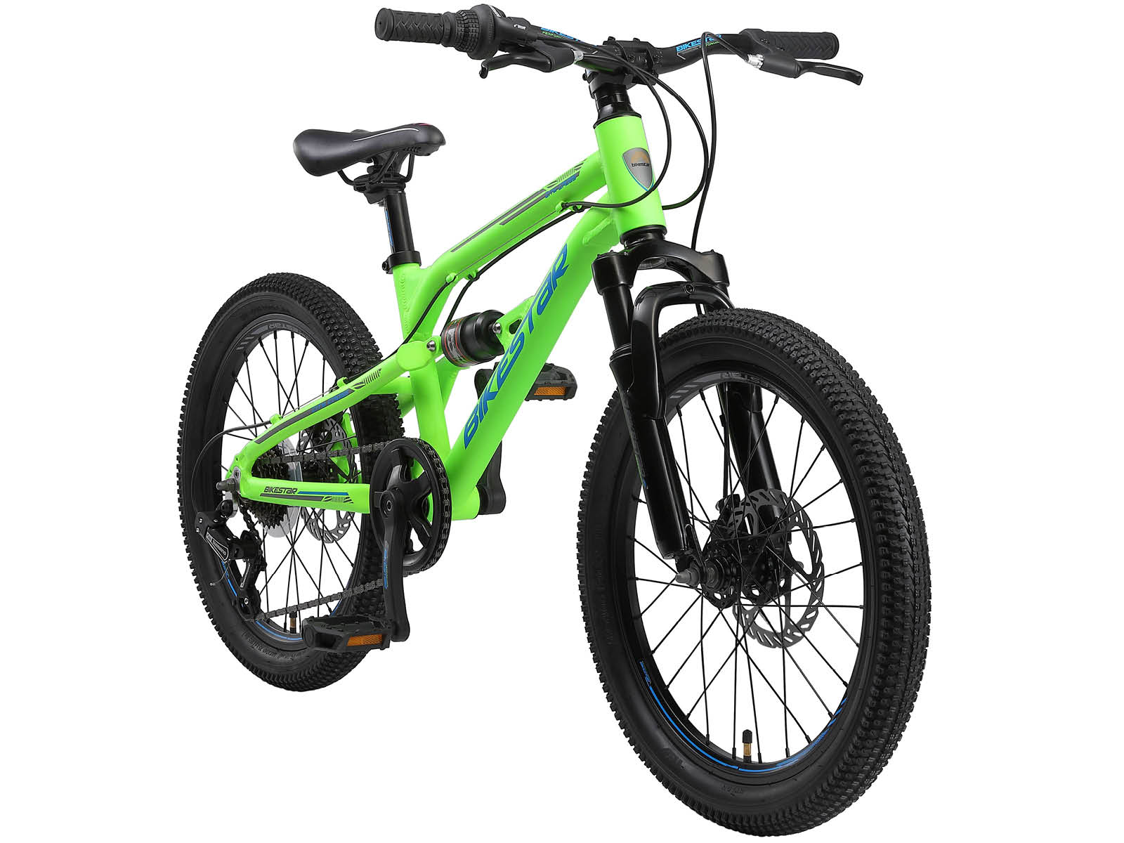Bikestar kinderfiets MTB Fully 7speed 20inch groen - Afbeelding 2