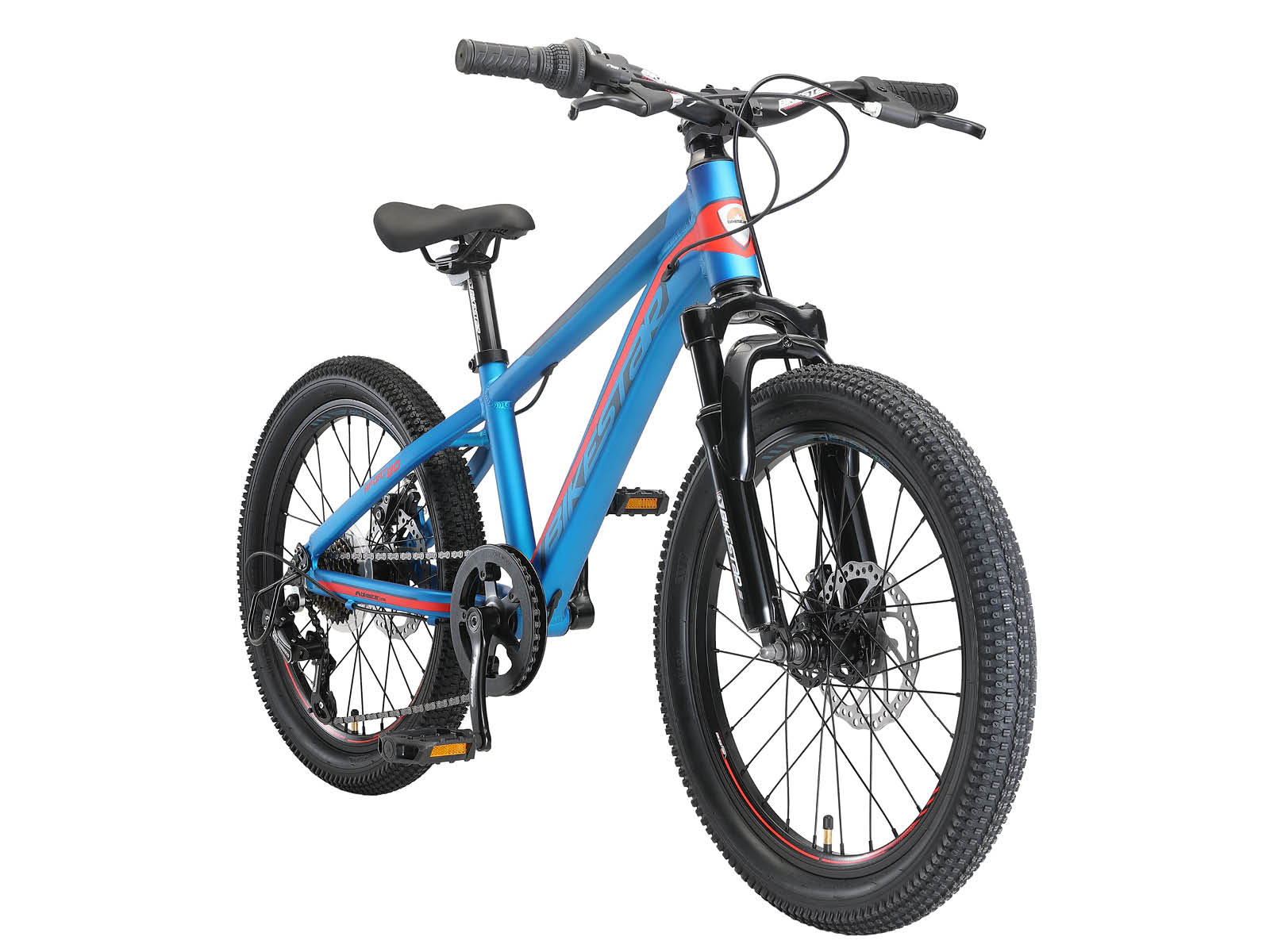 Bikestar kinderfiets MTB Sport 7speed 20 inch blauw/oranje - Afbeelding 2