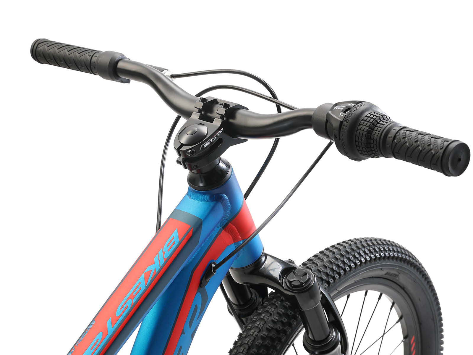 Bikestar kinderfiets MTB Sport 7speed 20 inch blauw/oranje - Afbeelding 4