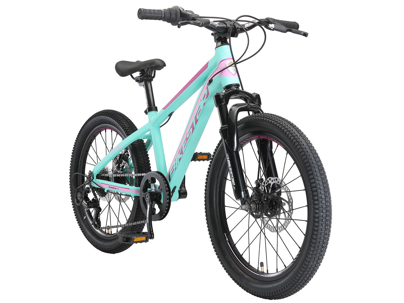 Bikestar kinderfiets MTB Sport 7speed 20inch mintgroen/roze - Afbeelding 2