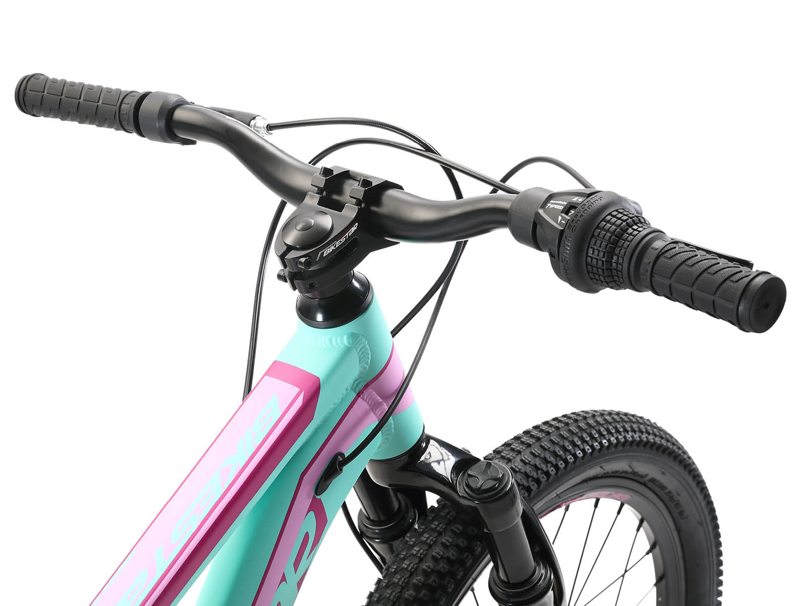 Bikestar kinderfiets MTB Sport 7speed 20inch mintgroen/roze - Afbeelding 3