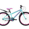 bikstar 24 inch urban jungle turquoise/paars
