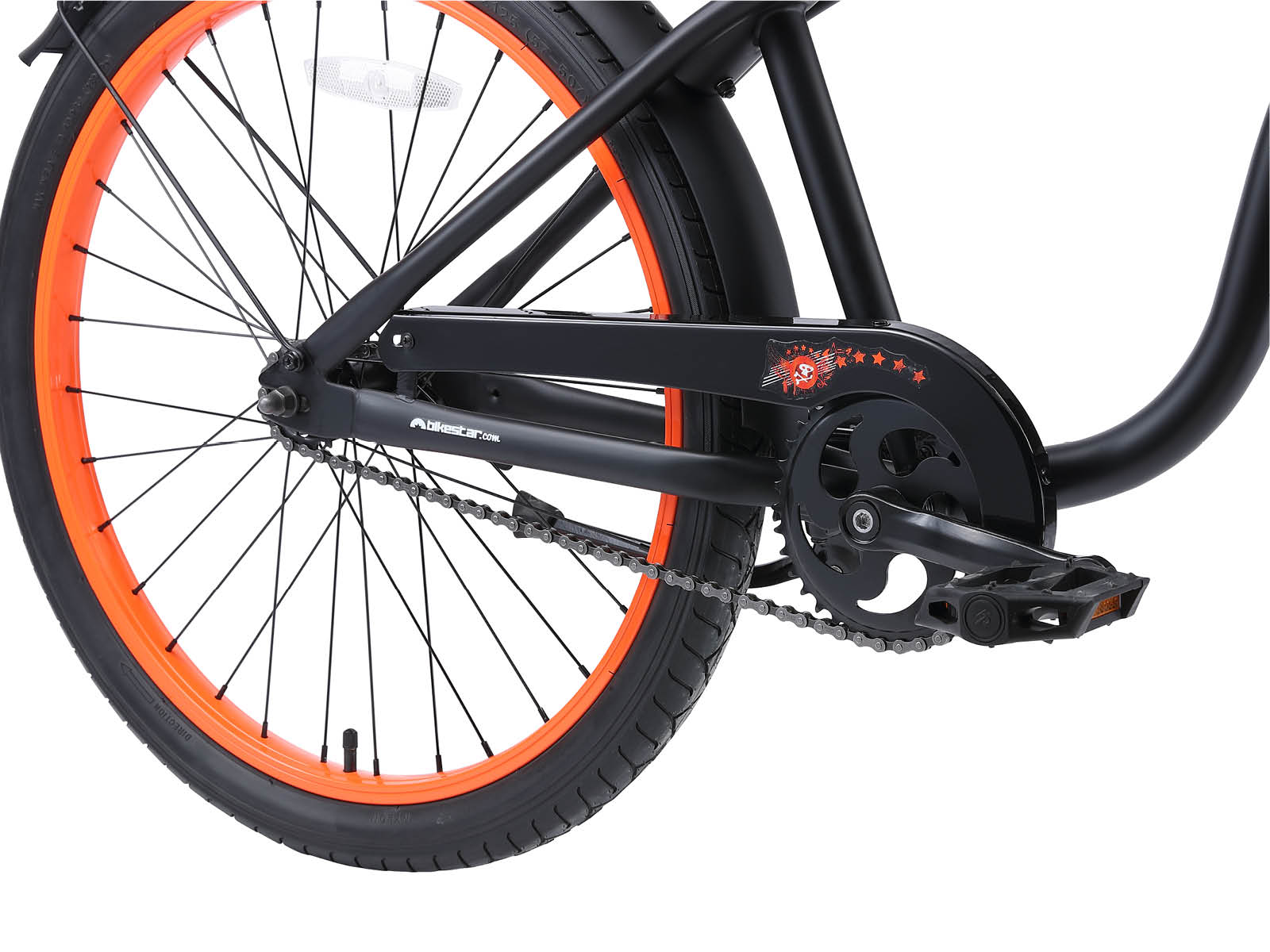 Bikestar kinderfiets Cruiser 24 inch zwart - Afbeelding 5