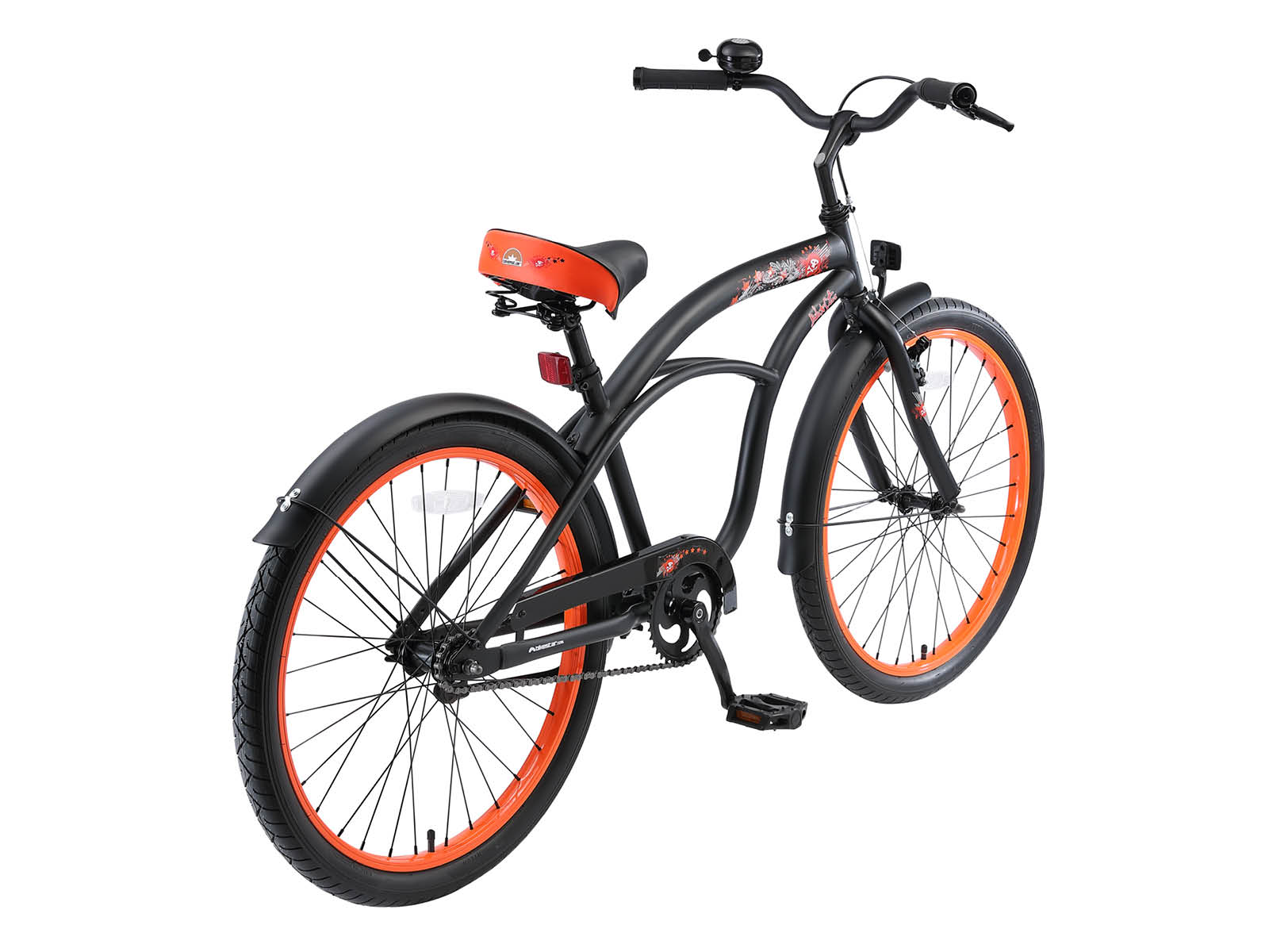 Bikestar kinderfiets Cruiser 24 inch zwart - Afbeelding 3