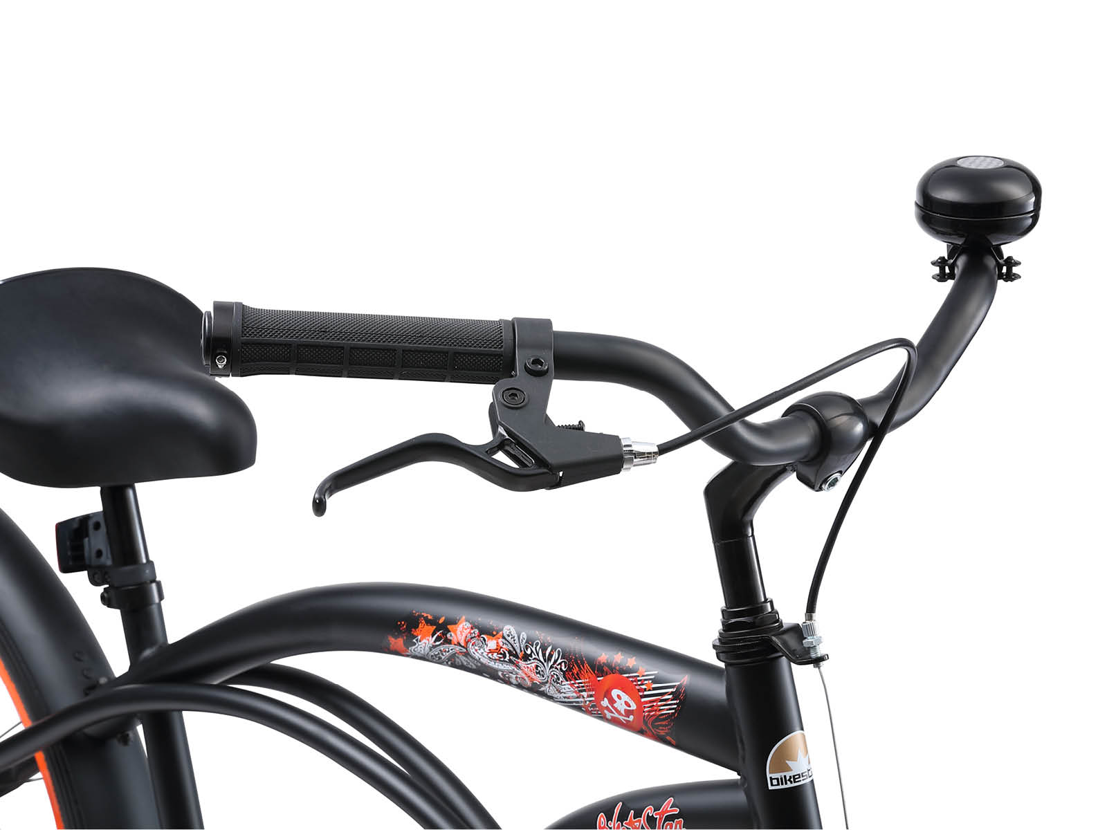 Bikestar kinderfiets Cruiser 24 inch zwart - Afbeelding 4